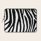 Zebra Stripes Pattern Laptop Sleeve Gallery Image 1