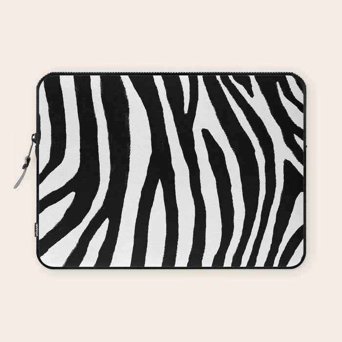 Zebra Stripes Pattern Laptop Sleeve Gallery Image 1