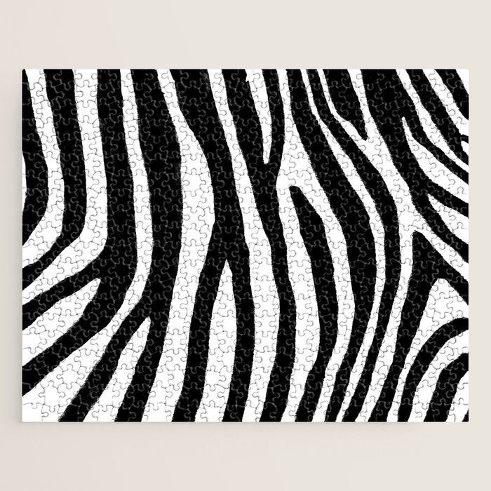 Zebra Stripes Pattern Jigsaw Puzzle Gallery Image 1