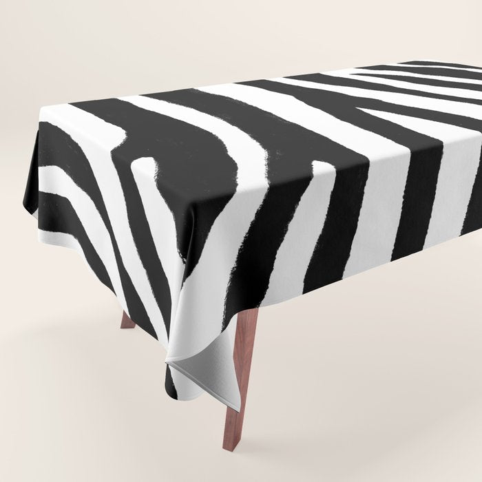 Zebra Stripes Pattern Tablecloth Gallery Image 1