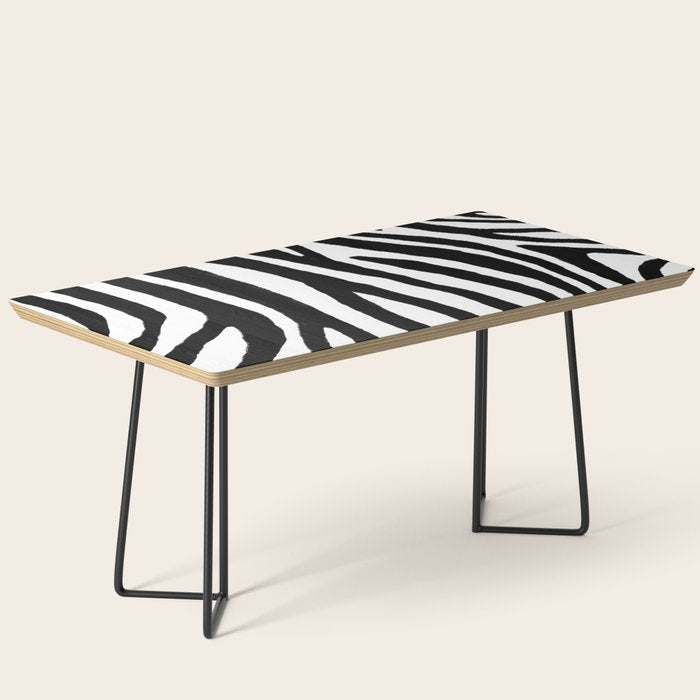 Zebra Stripes Pattern Coffee Table Gallery Image 1