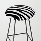 Zebra Stripes Pattern Stool Gallery Image 2