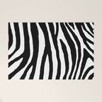 Zebra Stripes Pattern Welcome Mat Gallery Image 1