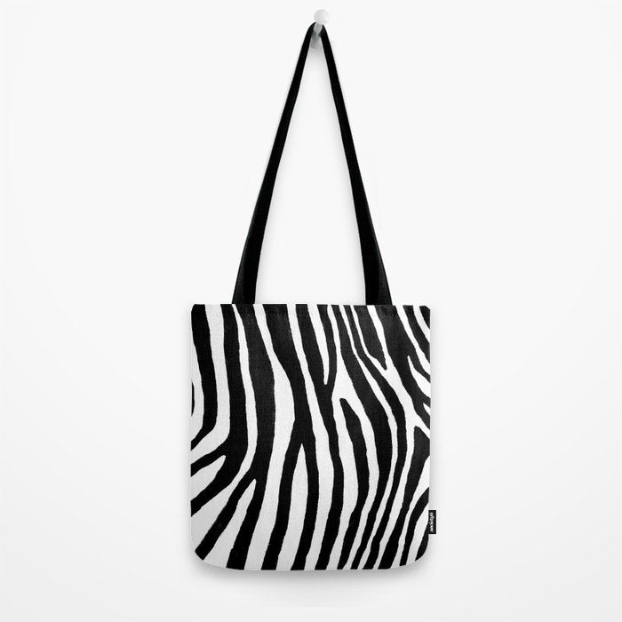 Zebra Stripes Pattern Tote Bag Gallery Image 2