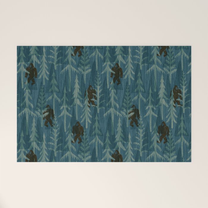 Subtle Sasquatch - Spruce Welcome Mat Gallery Image 1