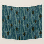 Subtle Sasquatch - Spruce Wall Tapestry Gallery Image 4