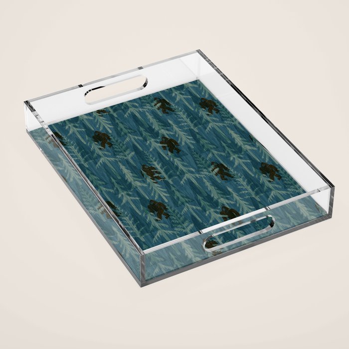 Subtle Sasquatch - Spruce Acrylic Tray Gallery Image 1