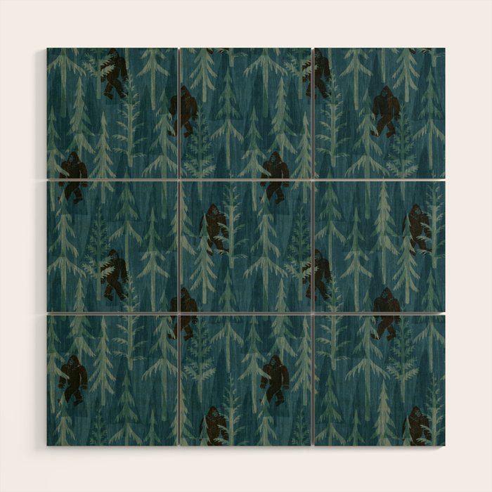 Subtle Sasquatch - Spruce Wood Wall Art Gallery Image 1