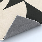 Cut-out Abstract Modern Shapes - black Rug Gallery Image 4