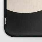 Cut-out Abstract Modern Shapes - black Laptop Sleeve Gallery Image 3