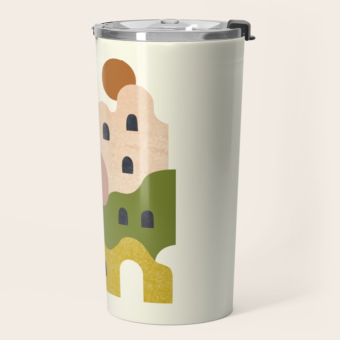 Adobe Village at Sunset Travel Mug Gallery Image 2