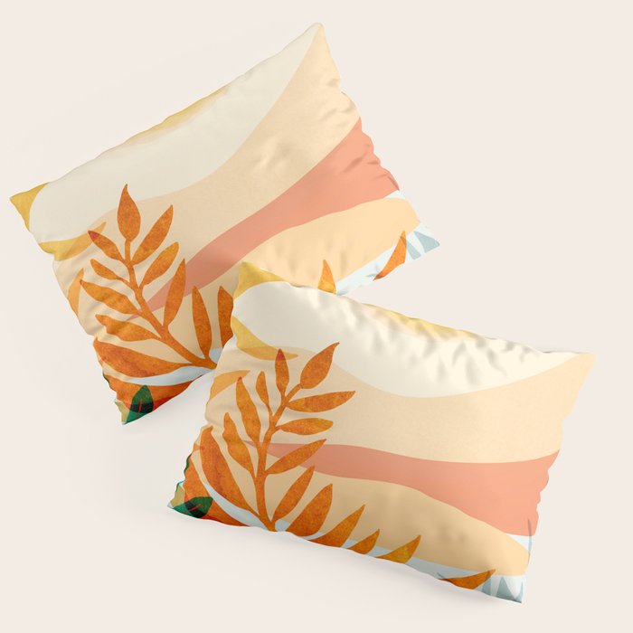 Golden Hour / Abstract Landscape Series Pillow Sham Gallery Image 3