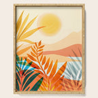 Golden Hour / Abstract Landscape Series Serving Tray Gallery Image 1