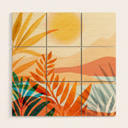Golden Hour / Abstract Landscape Series Wood Wall Art Gallery Image 1