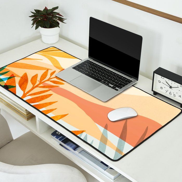 Golden Hour / Abstract Landscape Series Desk Mat Gallery Image 2