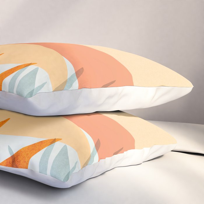 Golden Hour / Abstract Landscape Series Pillow Sham Gallery Image 3