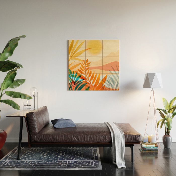 Golden Hour / Abstract Landscape Series Wood Wall Art Gallery Image 2