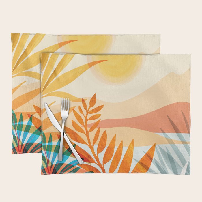 Golden Hour / Abstract Landscape Series Placemat Gallery Image 1