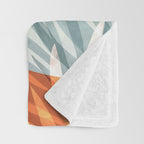 Golden Hour / Abstract Landscape Series Throw Blanket Gallery Image 3
