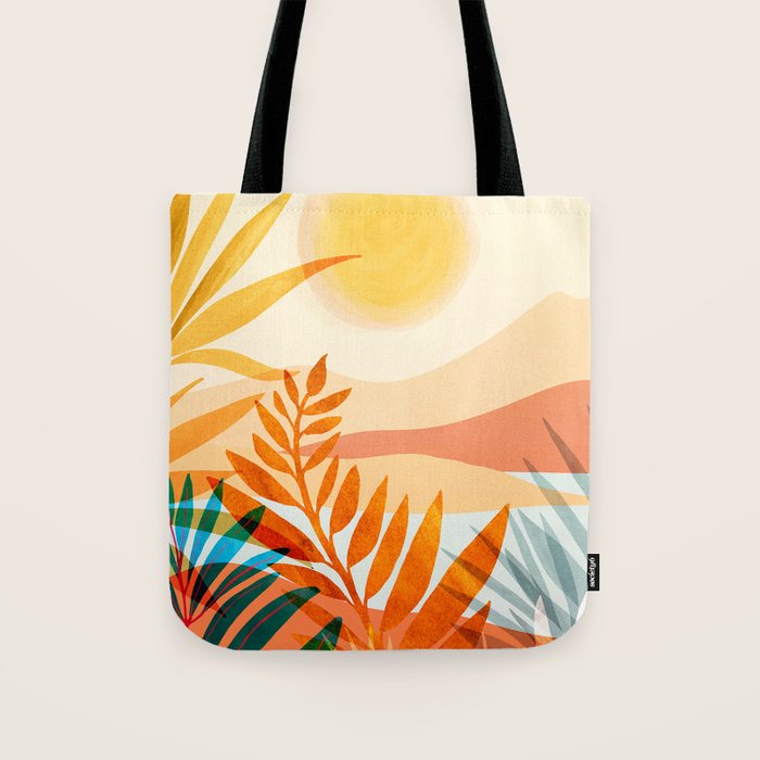 Golden Hour / Abstract Landscape Series Tote Bag Gallery Image 1