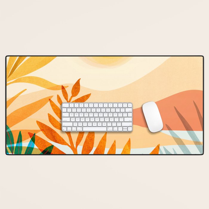 Golden Hour / Abstract Landscape Series Desk Mat Gallery Image 1
