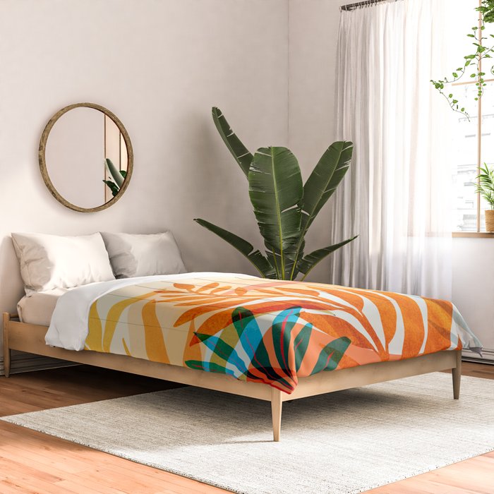 Golden Hour / Abstract Landscape Series Comforter Gallery Image 2