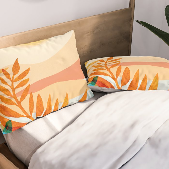 Golden Hour / Abstract Landscape Series Pillow Sham Gallery Image 2