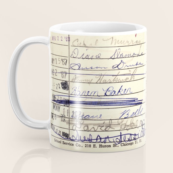 Library Card 780 The Wonderful World of Music Coffee Mug Gallery Image 3