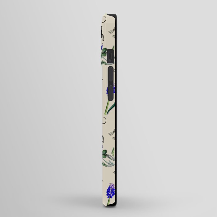 GREYHOUND DOGS and PRESSED FLOWERS iPhone Case Gallery Image 2