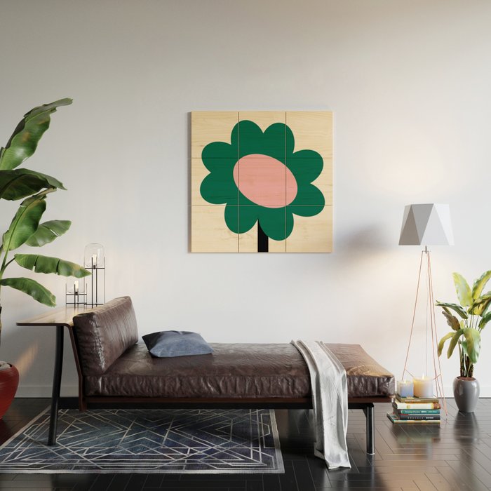 Maxi Bloom - sunflower Wood Wall Art Gallery Image 2