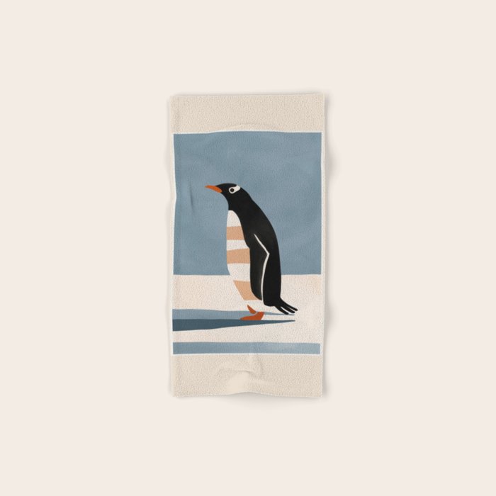 Penguin on Ice Bath Towel Gallery Image 1