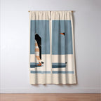 Penguin on Ice Window Curtain Gallery Image 3