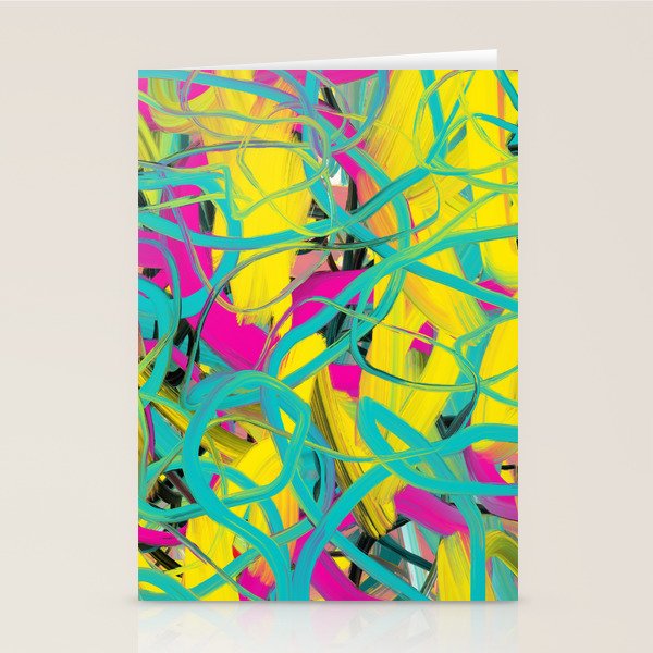 Abstract expressionist Art. Abstract Painting 24. Stationery Card Gallery Image 2
