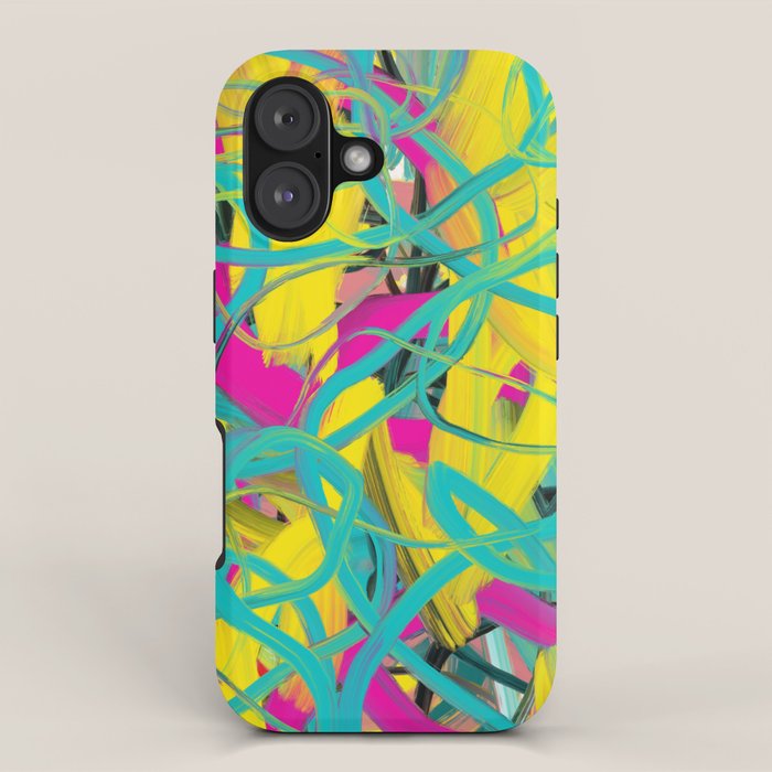 Abstract expressionist Art. Abstract Painting 24. iPhone Case Gallery Image 1