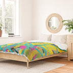 Abstract expressionist Art. Abstract Painting 24. Duvet Cover Gallery Image 2