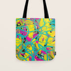 Abstract expressionist Art. Abstract Painting 24. Tote Bag Gallery Image 1