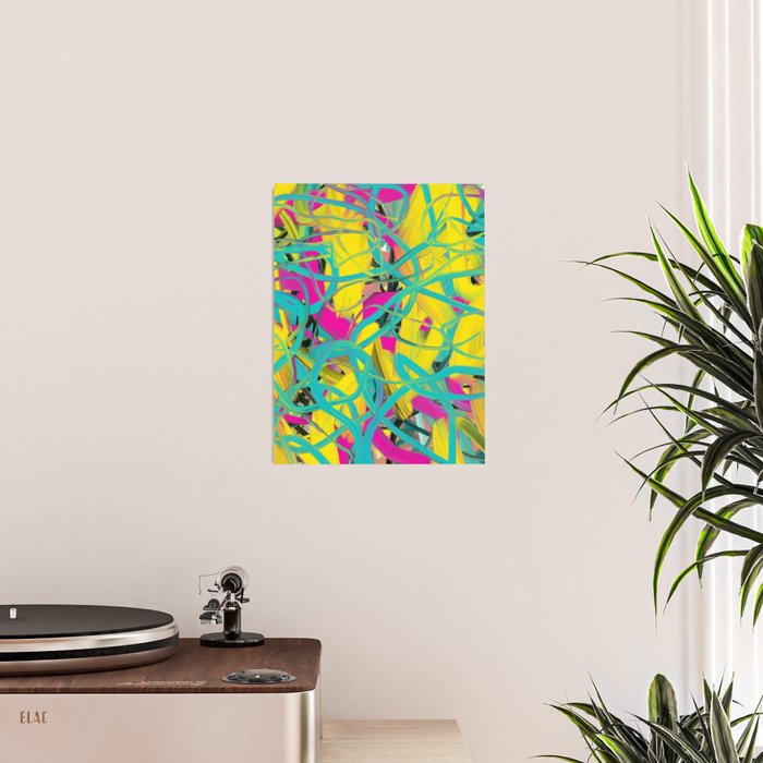 Abstract expressionist Art. Abstract Painting 24. Poster Gallery Image 2