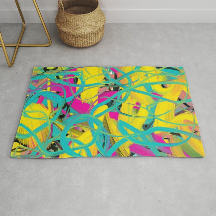Abstract expressionist Art. Abstract Painting 24. Rug Gallery Image 1