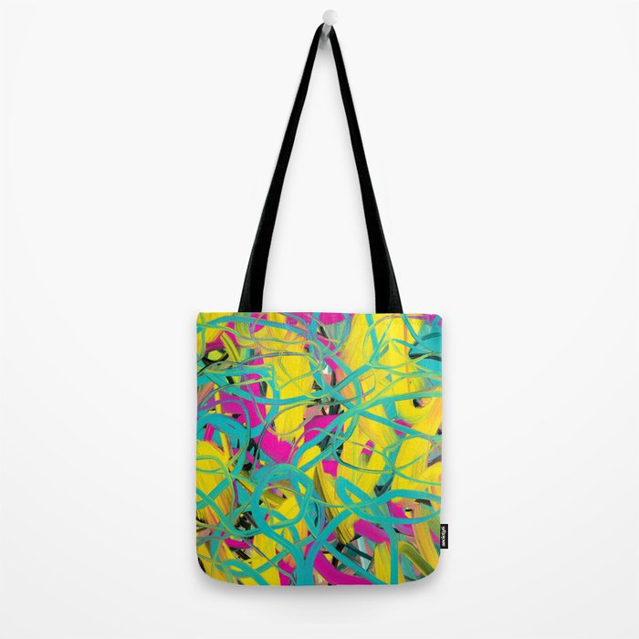 Abstract expressionist Art. Abstract Painting 24. Tote Bag Gallery Image 2