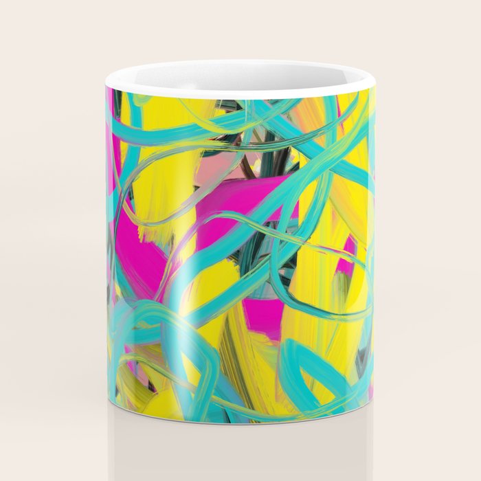 Abstract expressionist Art. Abstract Painting 24. Coffee Mug Gallery Image 4