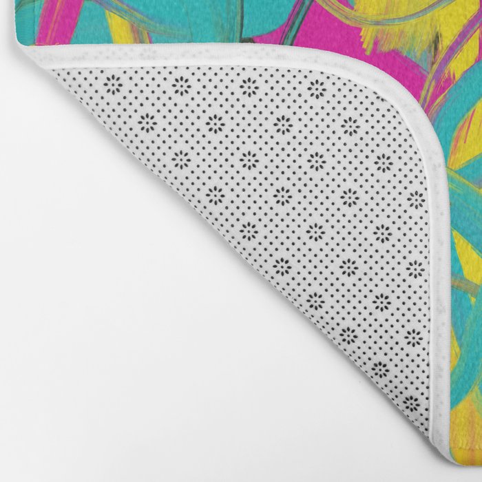 Abstract expressionist Art. Abstract Painting 24. Bath Mat Gallery Image 2