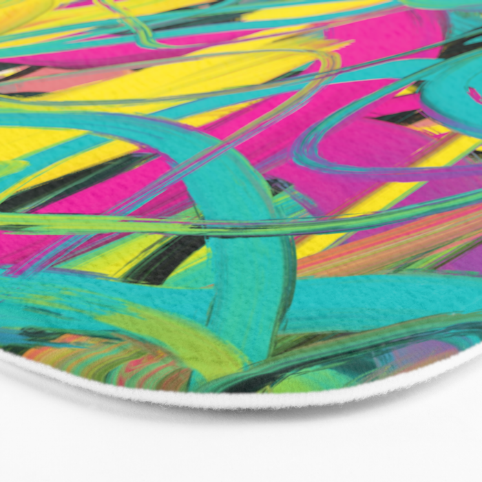 Abstract expressionist Art. Abstract Painting 24. Bath Mat Gallery Image 3