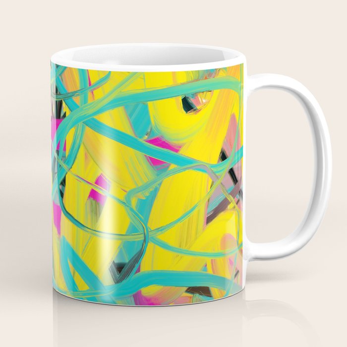 Abstract expressionist Art. Abstract Painting 24. Coffee Mug Gallery Image 1