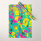 Abstract expressionist Art. Abstract Painting 24. Wrapping Paper Gallery Image 1