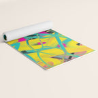 Abstract expressionist Art. Abstract Painting 24. Yoga Mat Gallery Image 2
