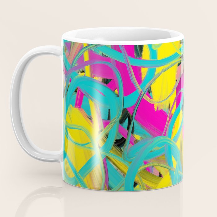 Abstract expressionist Art. Abstract Painting 24. Coffee Mug Gallery Image 3