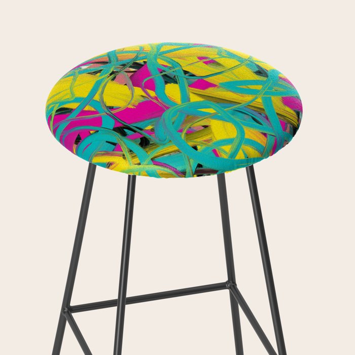 Abstract expressionist Art. Abstract Painting 24. Stool Gallery Image 2