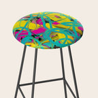 Abstract expressionist Art. Abstract Painting 24. Stool Gallery Image 2