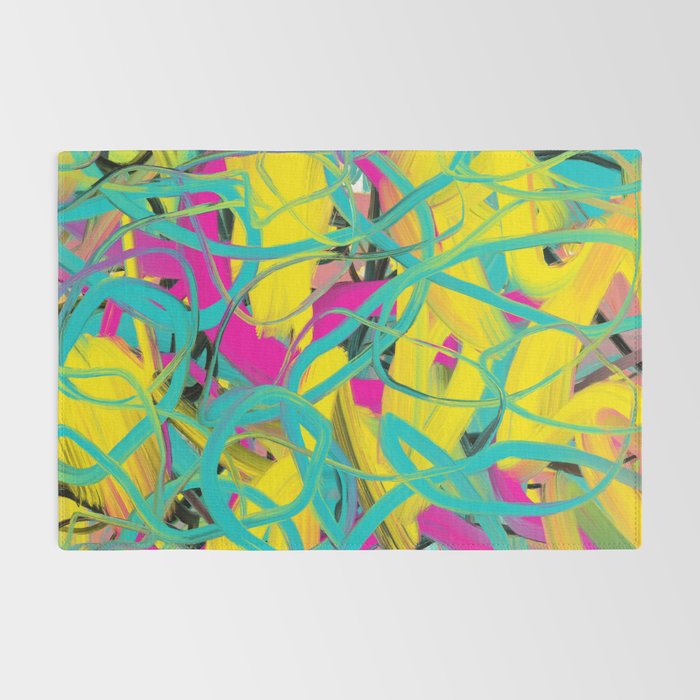 Abstract expressionist Art. Abstract Painting 24. Rug Gallery Image 2