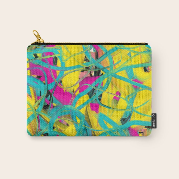 Abstract expressionist Art. Abstract Painting 24. Carry All Pouch Gallery Image 1